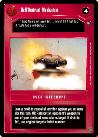 Star Wars CCG | Self-Destruct Mechanism - Hoth | The Nerd Merchant