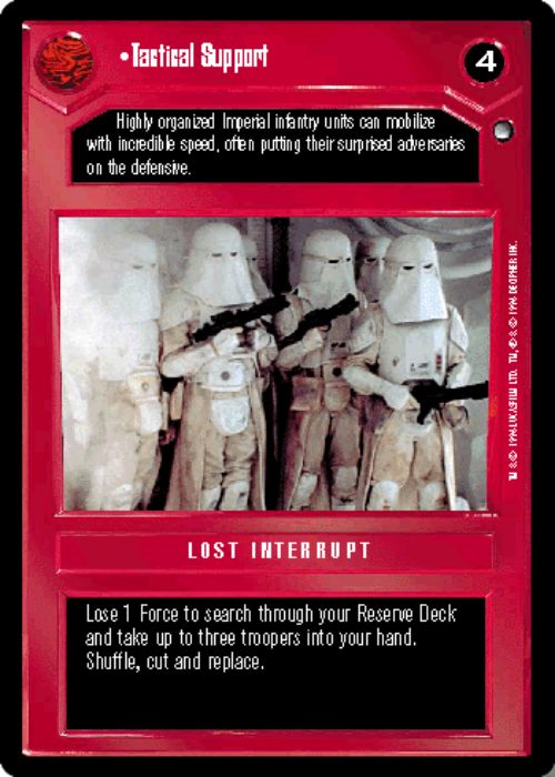 Star Wars CCG | Tactical Support - Hoth | The Nerd Merchant