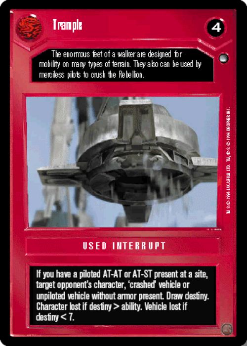 Star Wars CCG | Trample - Hoth | The Nerd Merchant