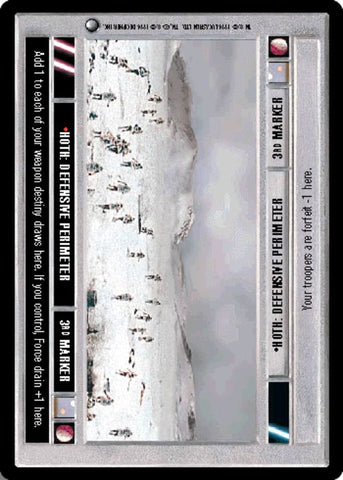 Star Wars CCG | Hoth: Defensive Perimeter [Dark] - Hoth | The Nerd Merchant