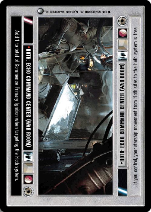 Star Wars CCG | Hoth: Echo Command Center (War Room) [Dark] - Hoth | The Nerd Merchant