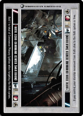 Star Wars CCG | Hoth: Echo Command Center (War Room) [Dark] - Hoth | The Nerd Merchant