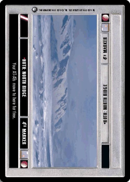 Star Wars CCG | Hoth: North Ridge [Dark] - Hoth | The Nerd Merchant