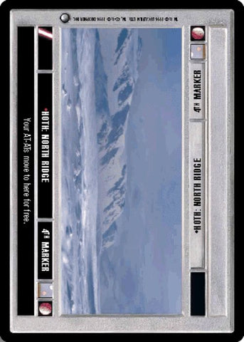 Star Wars CCG | Hoth: North Ridge [Dark] - Hoth | The Nerd Merchant