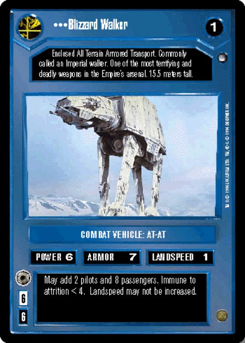 Star Wars CCG | Blizzard Walker - Hoth | The Nerd Merchant