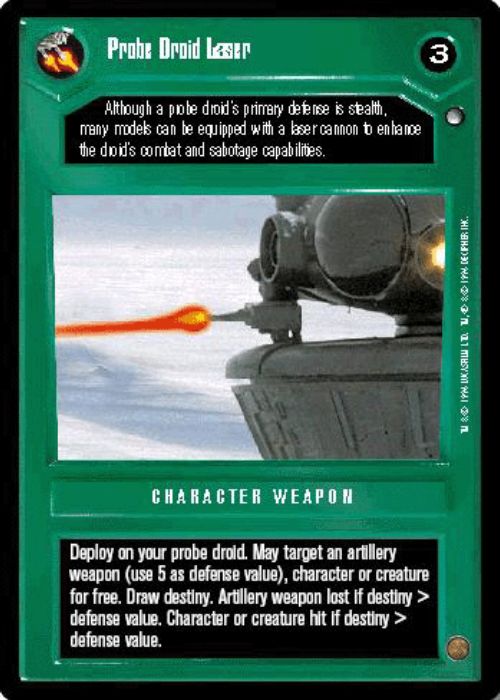Star Wars CCG | Probe Droid Laser - Hoth | The Nerd Merchant