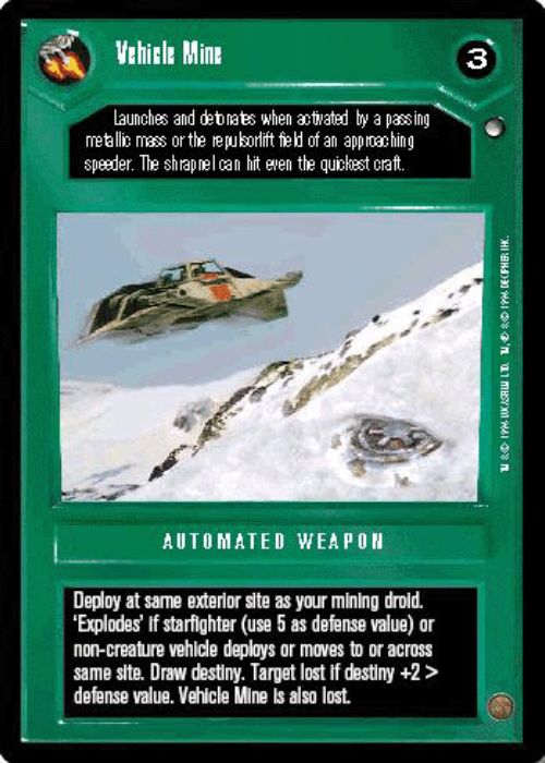Star Wars CCG | Vehicle Mine [Dark] - Hoth | The Nerd Merchant
