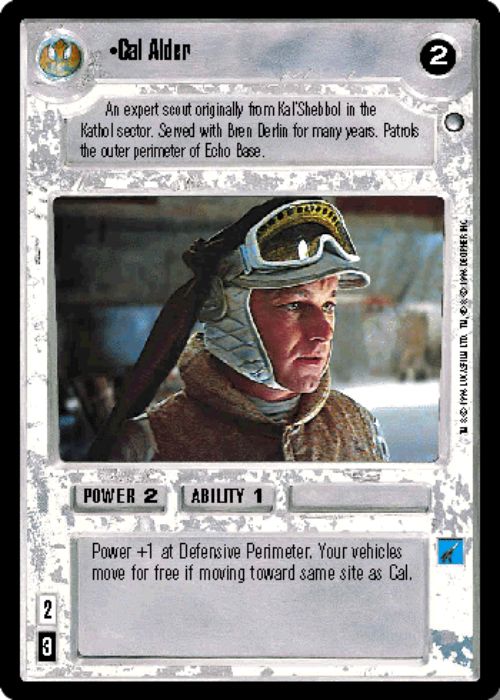 Star Wars CCG | Cal Alder - Hoth | The Nerd Merchant