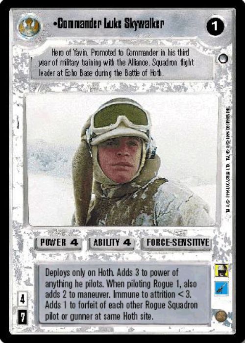 Star Wars CCG | Commander Luke Skywalker - Hoth | The Nerd Merchant