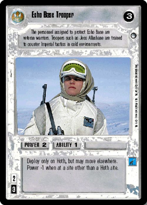 Star Wars CCG | Echo Base Trooper - Hoth | The Nerd Merchant