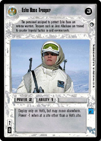 Star Wars CCG | Echo Base Trooper - Hoth | The Nerd Merchant