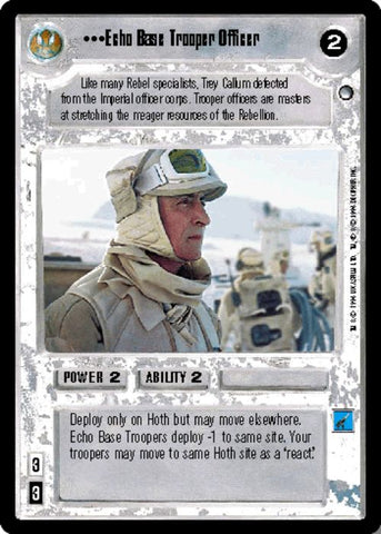 Star Wars CCG | Echo Base Trooper Officer - Hoth | The Nerd Merchant