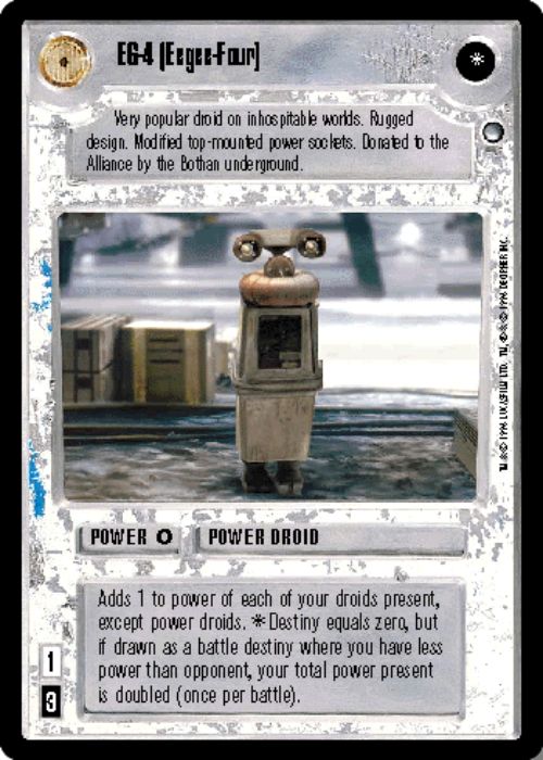 Star Wars CCG | EG-4 (Eegee-Four) - Hoth | The Nerd Merchant