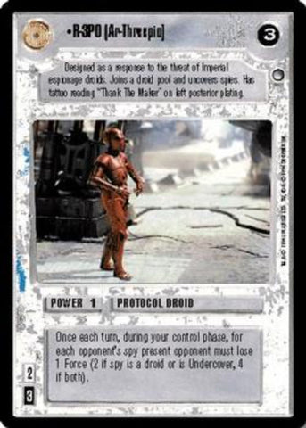 Star Wars CCG | R-3PO (Ar-Threepio) - Hoth | The Nerd Merchant