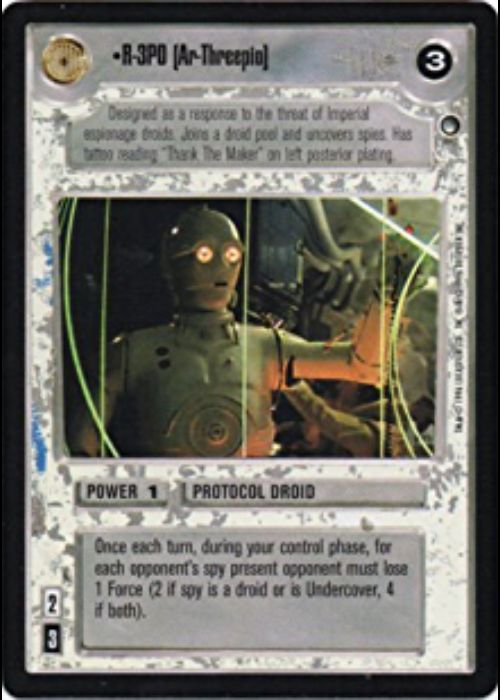 Star Wars CCG | R-3PO (Ar-Threepio) (error) - Hoth | The Nerd Merchant