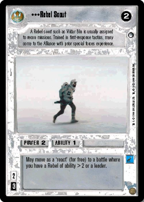 Star Wars CCG | Rebel Scout - Hoth | The Nerd Merchant