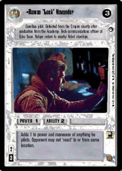 Star Wars CCG | Romas "Lock" Navander - Hoth | The Nerd Merchant