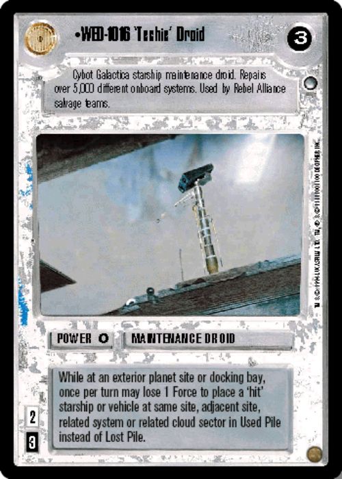 Star Wars CCG | WED-1016 'Techie' Droid - Hoth | The Nerd Merchant