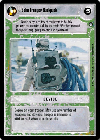 Star Wars CCG | Echo Trooper Backpack - Hoth | The Nerd Merchant
