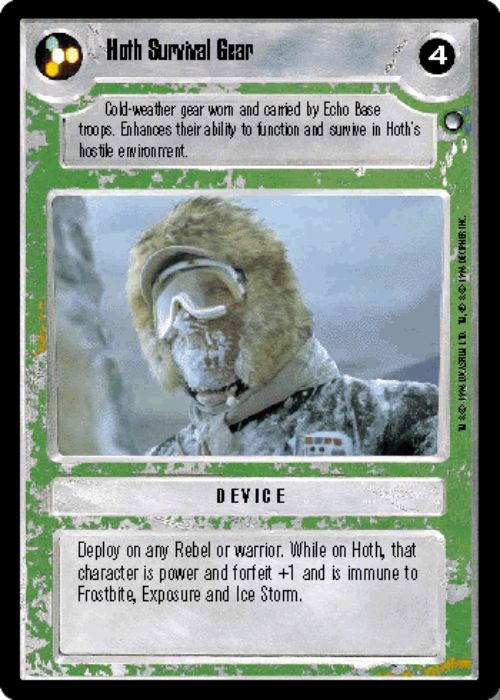 Star Wars CCG | Hoth Survival Gear - Hoth | The Nerd Merchant