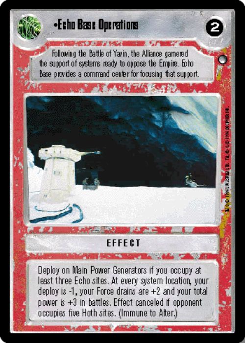 Star Wars CCG | Echo Base Operations - Hoth | The Nerd Merchant