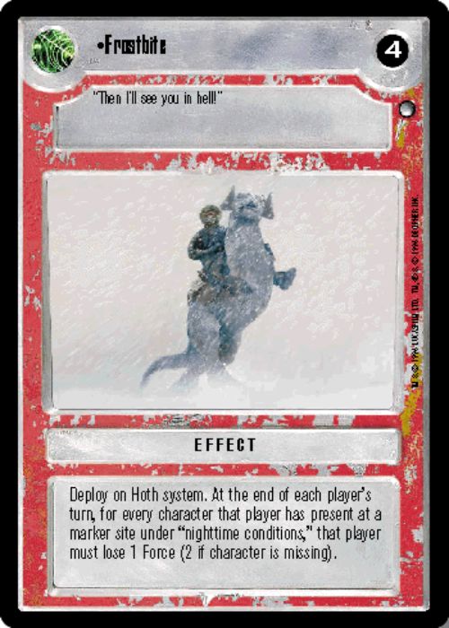 Star Wars CCG | Frostbite [Light] - Hoth | The Nerd Merchant