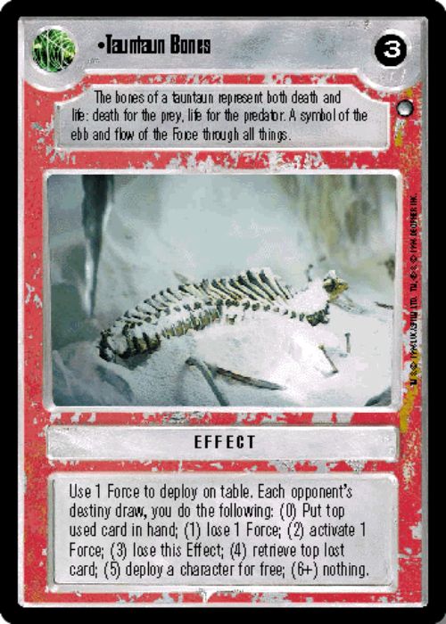 Star Wars CCG | Tauntaun Bones - Hoth | The Nerd Merchant