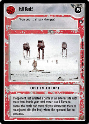Star Wars CCG | Fall Back! - Hoth | The Nerd Merchant