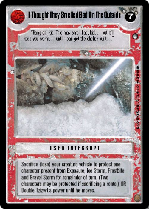 Star Wars CCG | I Thought They Smelled Bad On The Outside - Hoth | The Nerd Merchant