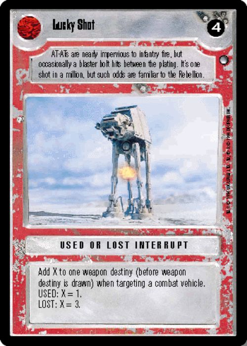 Star Wars CCG | Lucky Shot - Hoth | The Nerd Merchant