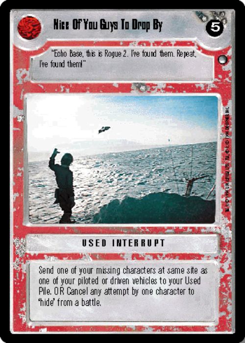 Star Wars CCG | Nice Of You Guys To Drop By - Hoth | The Nerd Merchant