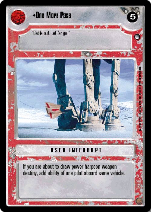 Star Wars CCG | One More Pass - Hoth | The Nerd Merchant