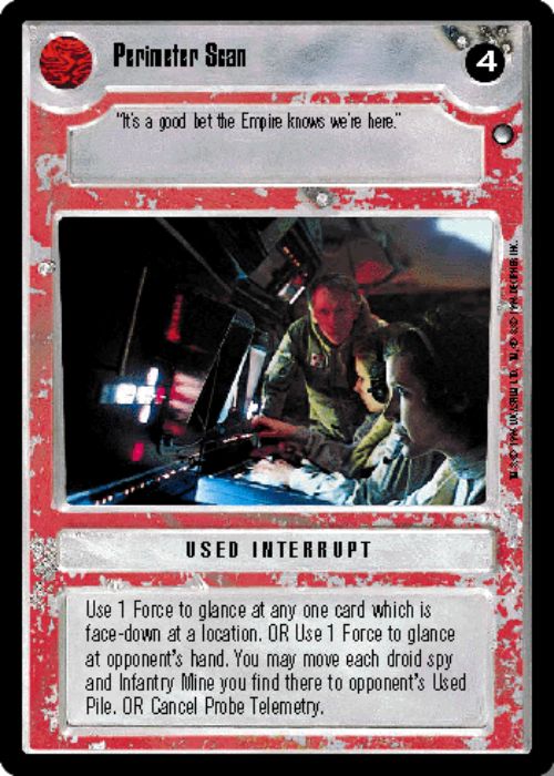 Star Wars CCG | Perimeter Scan - Hoth | The Nerd Merchant
