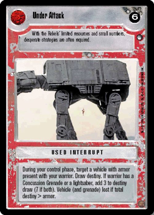 Star Wars CCG | Under Attack - Hoth | The Nerd Merchant