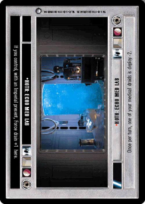Star Wars CCG | Hoth: Echo Med Lab - Hoth | The Nerd Merchant