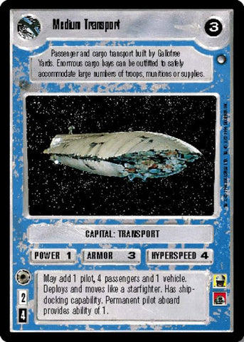 Star Wars CCG | Medium Transport - Hoth | The Nerd Merchant
