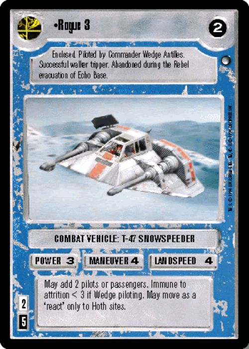 Star Wars CCG | Rogue 3 - Hoth | The Nerd Merchant