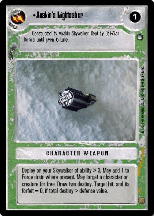 Star Wars CCG | Anakin's Lightsaber - Hoth | The Nerd Merchant