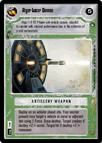Star Wars CCG | Atgar Laser Cannon - Hoth | The Nerd Merchant