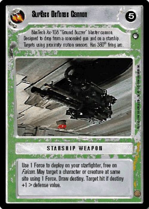 Star Wars CCG | Surface Defense Cannon - Hoth | The Nerd Merchant