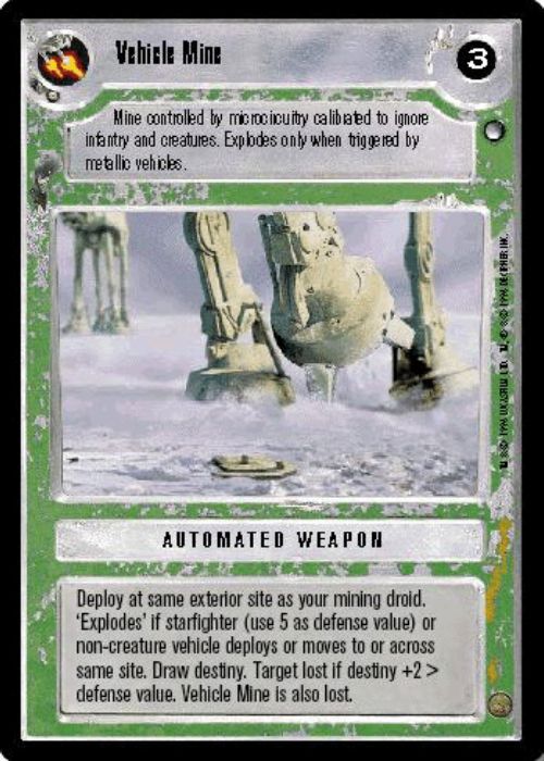 Star Wars CCG | Vehicle Mine [Light] - Hoth | The Nerd Merchant