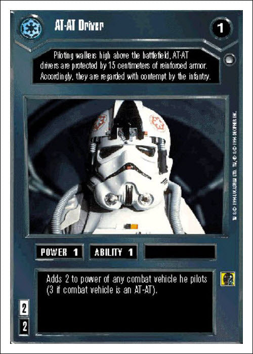 Star Wars CCG | AT-AT Driver - Hoth WB | The Nerd Merchant