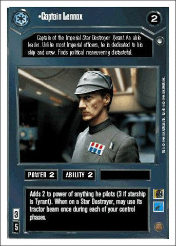 Star Wars CCG | Captain Lennox - Hoth WB | The Nerd Merchant