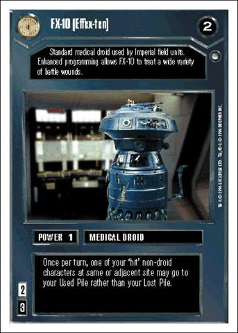 Star Wars CCG | FX-10 (Effex-ten) - Hoth WB | The Nerd Merchant