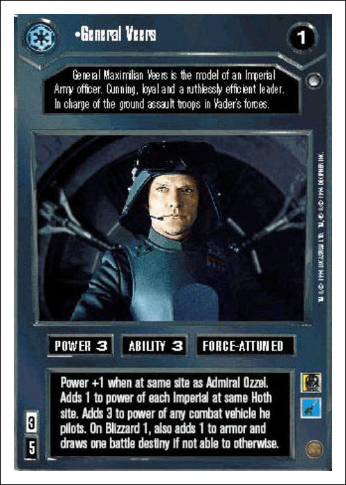 Star Wars CCG | General Veers - Hoth WB | The Nerd Merchant