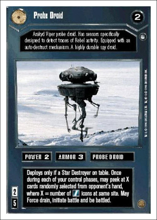 Star Wars CCG | Probe Droid - Hoth WB | The Nerd Merchant