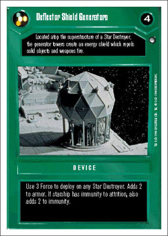 Star Wars CCG | Deflector Shield Generators - Hoth WB | The Nerd Merchant