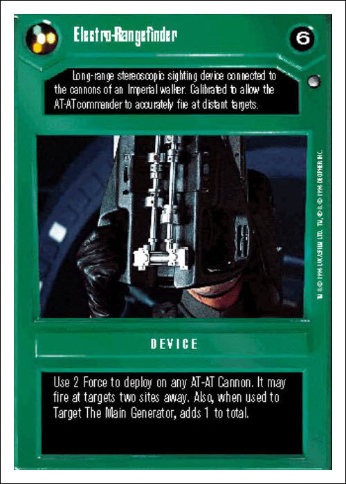 Star Wars CCG | Electro-Rangefinder - Hoth WB | The Nerd Merchant