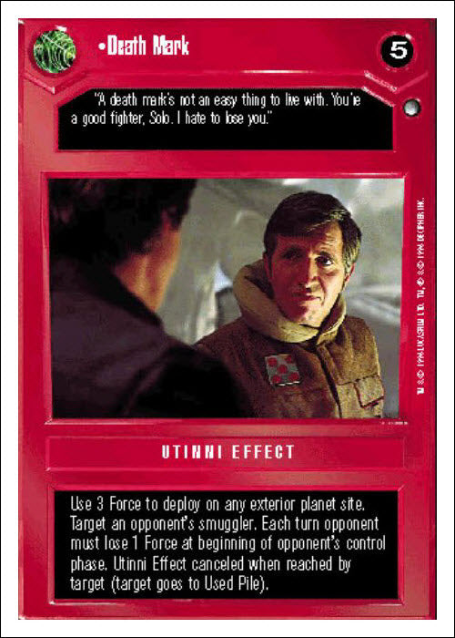 Star Wars CCG | Death Mark - Hoth WB | The Nerd Merchant