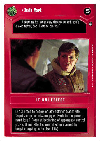 Star Wars CCG | Death Mark - Hoth WB | The Nerd Merchant